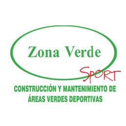 logo empresa zona verde sport césped natural césped artificial construcción y mantenimiento de  áreas verdes deportivas
